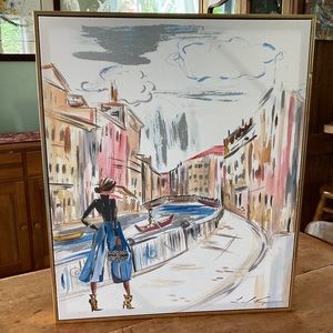 Colleen Karis Designs - Woman on European Canal